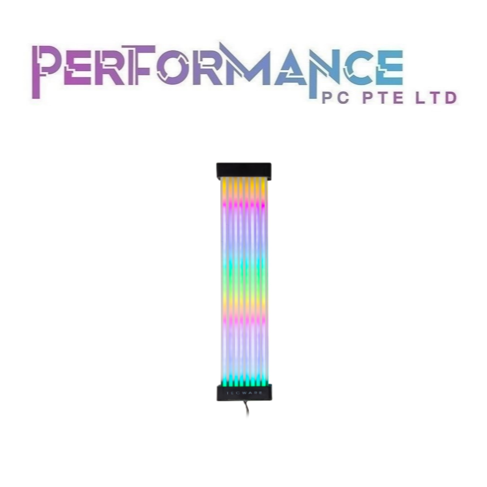 Tecware FLEX RGB 24 pin + 8 pin - Black / White (1 YEAR WARRANTY BY TECH DYNAMIC PTE LTD)