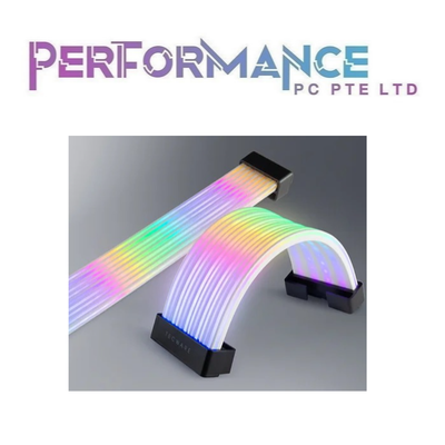 Tecware FLEX RGB 24 pin + 8 pin - Black / White (1 YEAR WARRANTY BY TECH DYNAMIC PTE LTD)