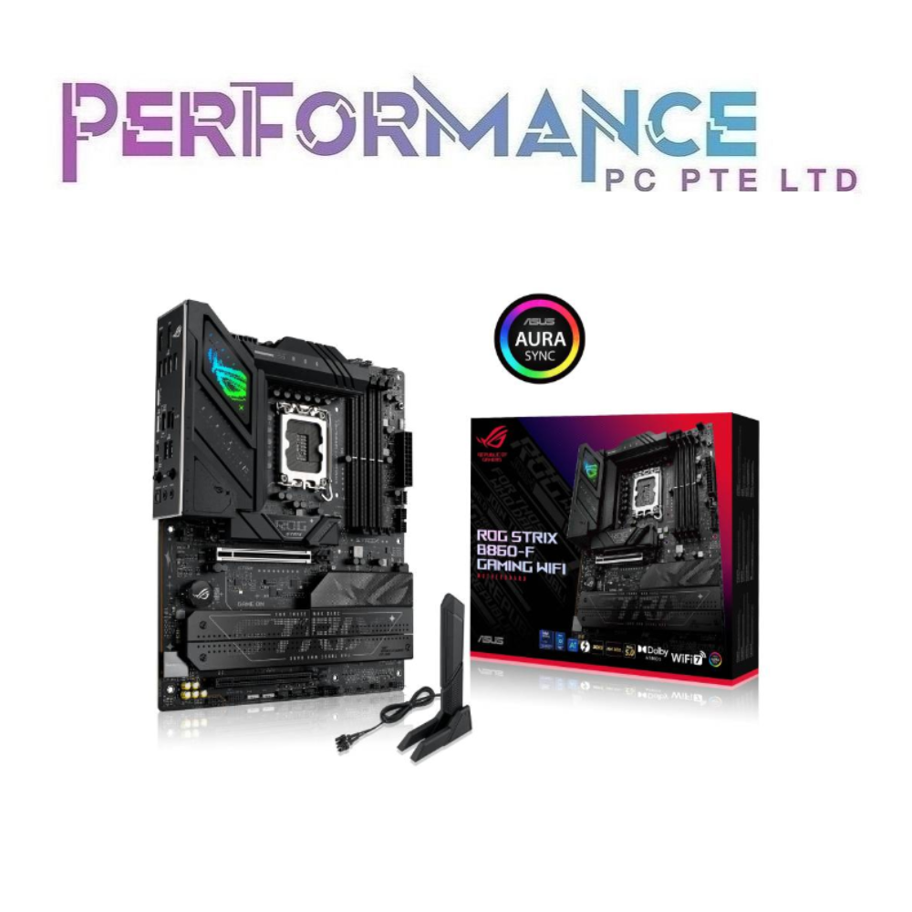 ROG STRIX B860-F GAMING WIFI  Intel® Socket LGA 1851 extended-ATX (3 YEARS WARRANTY BY AVERTEK ENTERPRISES)