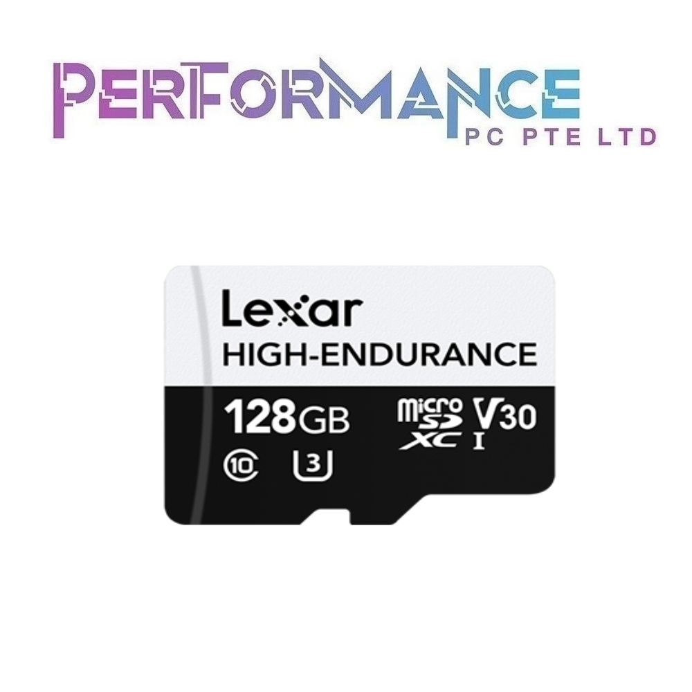 LEXAR Card - High-Endurance microSDHC UHS-I - 32GB / 64GB / 128GB MEMORY CARD