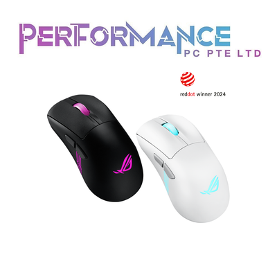 ASUS ROG KERIS II ORIGIN WIRELESS GAMING MOUSE BLACK/WHITE (2 YEARS WARRANTY BY BAN LEONG TECHNOLOGIES)