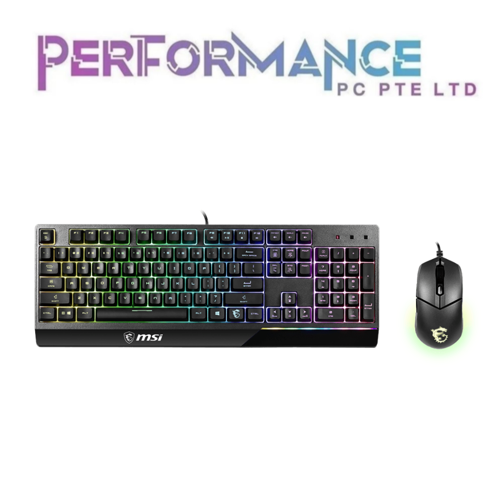 MSI VIGOR GK30 COMBO GAMING KEYBOARD (1 YEARS WARRANTY BY CORBELL TECHNOLOGY PTE LTD)