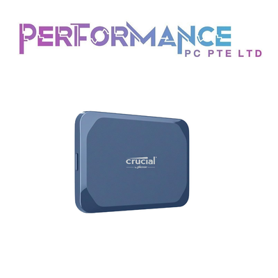 (PRE-ORDER) Crucial X10 1TB / 2TB/ 4TB/6TB/8TB Portable SSD USB 3.2 Gen 2x2 (20Gb/s) Sequential Read Up to 2,100MB/s (3 YEARS WARRANTY With Convergent )