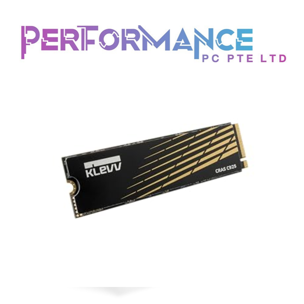 KLEVV CRAS C925 NVMe GEN4 (7400/6500W) (LIMITED LIFETIME WARRANTY BY TECH DYNAMIC PTE LTD)