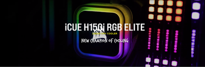 Corsair iCUE H150i RGB ELITE Liquid CPU Cooler - White (5 YEARS WARRANTY BY CONVERGENT SYSTEMS PTE LTD)