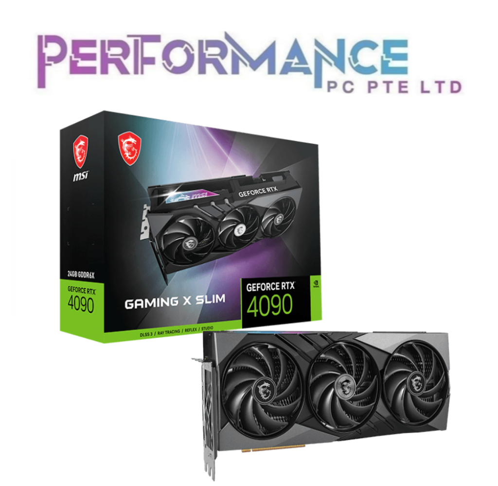 MSI GeForce RTX 4090 RTX 4090 GAMING X SLIM 24GB (3 YEARS WARRANTY BY CORBELL TECHNOLOGY PTE LTD)