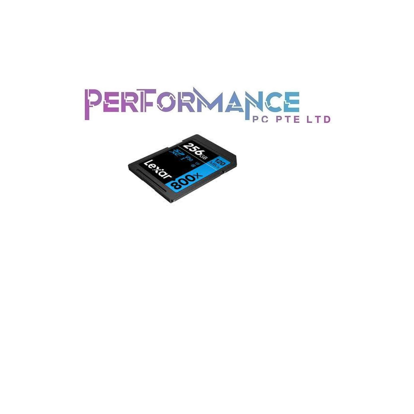 LEXAR Performance 800x 32GB SDXC R95/W45 MB/s (BLUE Series)(10 YEARS WARRANTY APPLIED)