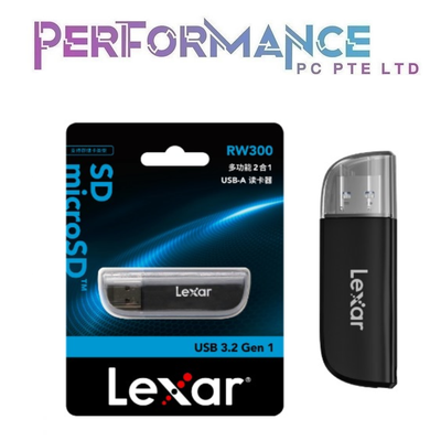 LEXAR Reader LRW300U Dual-slot USB-A USB 3.2 Gen1, Support SD/micro SD UHS-I