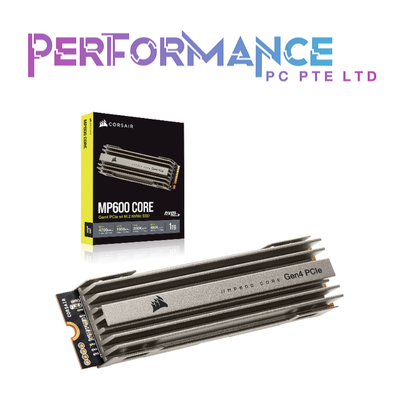 Corsair MP600 CORE 1TB / 2TB M.2 NVMe PCIe Gen. 4 x4 SSD (5 YEARS WARRANTY BY CONVERGENT SYSTEM PTE LTD)