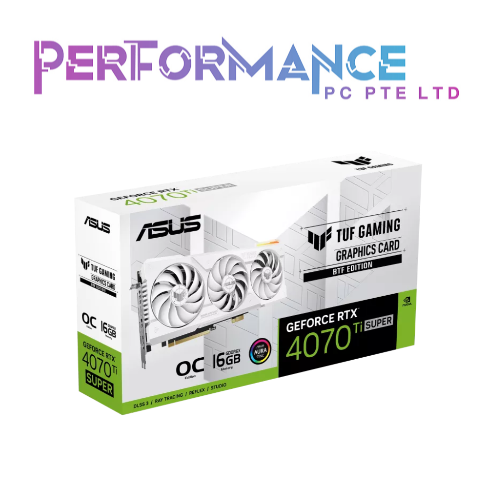 (ASUS BUNDLE) ASUS TUF Gaming GT302 ARGB | RTX 4070 Ti Super BTF White | TUF Z790 BTF WIFI Wireless Bundle The Future of PC Building is Now ( 3 YEARS WARRANTY BY BAN LEONG TECHNOLOGY PTE LTD)