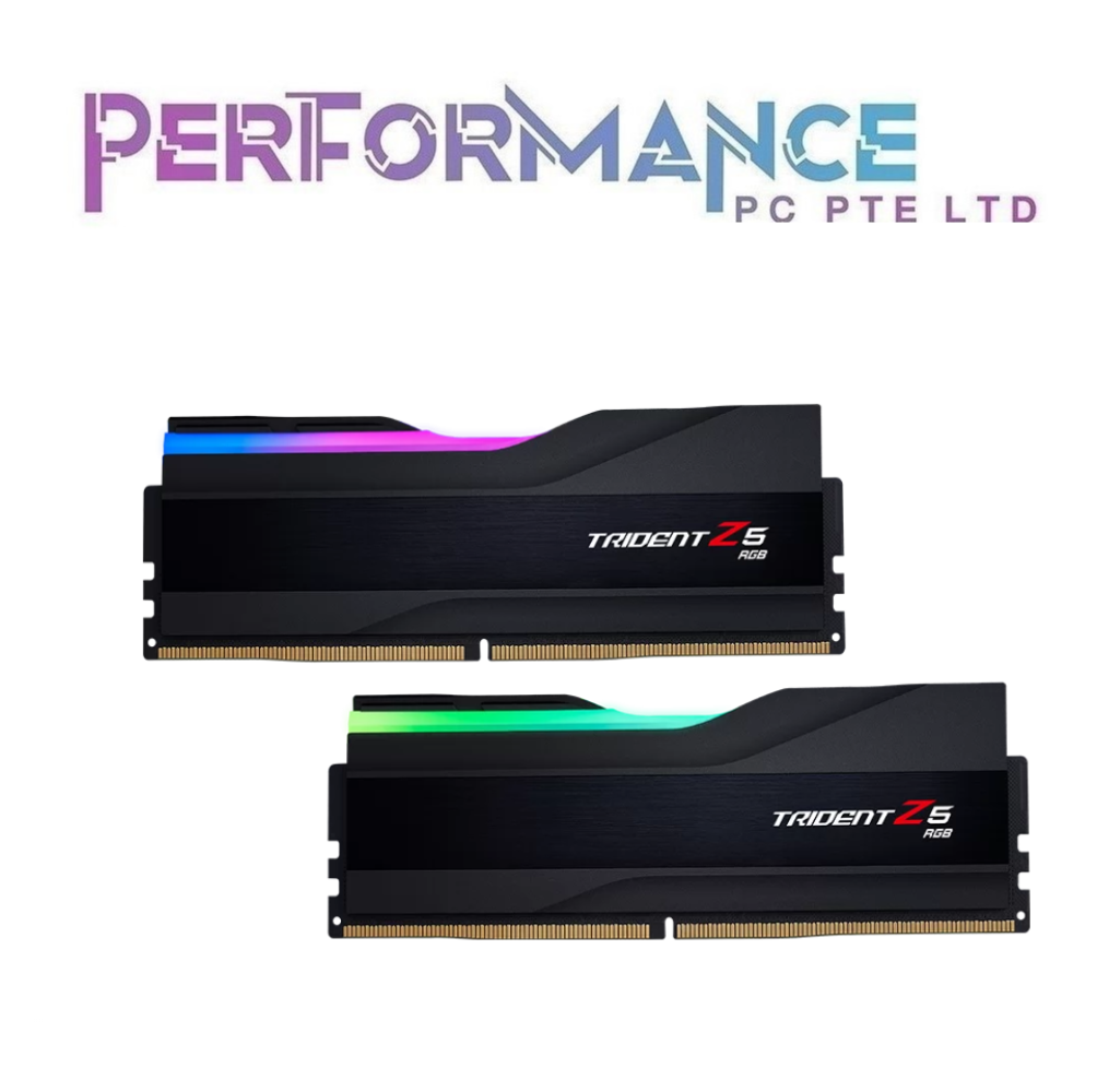 GSKILL G.SKILL Trident Z5 RGB DDR5-7600 CL38 48GB (2x24GB) Intel XMP - Black / White (LIMITED LIFETIME WARRANTY BY CORBELL TECHNOLOGY PTE LTD)