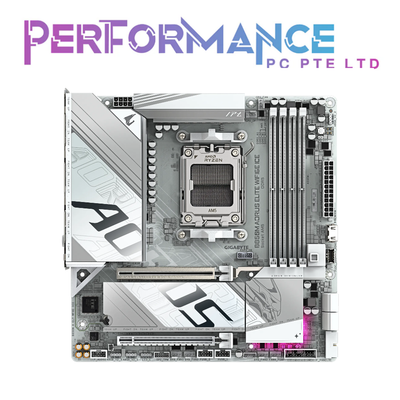 GIGABYTE B850M AORUS ELITE WIFI6E ICE (rev. 1.x) DDR5 MOTHERBOARD (3 YEARS WARRANTY BY CDL TRADING PTE LTD)