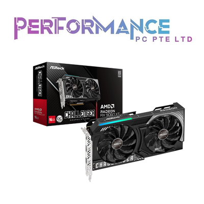 ASRock RX 9060 XT Challenger OC 8GB/16GB (3 YEARS WARRANTY BY TECH DYNAMIC PTE LTD)