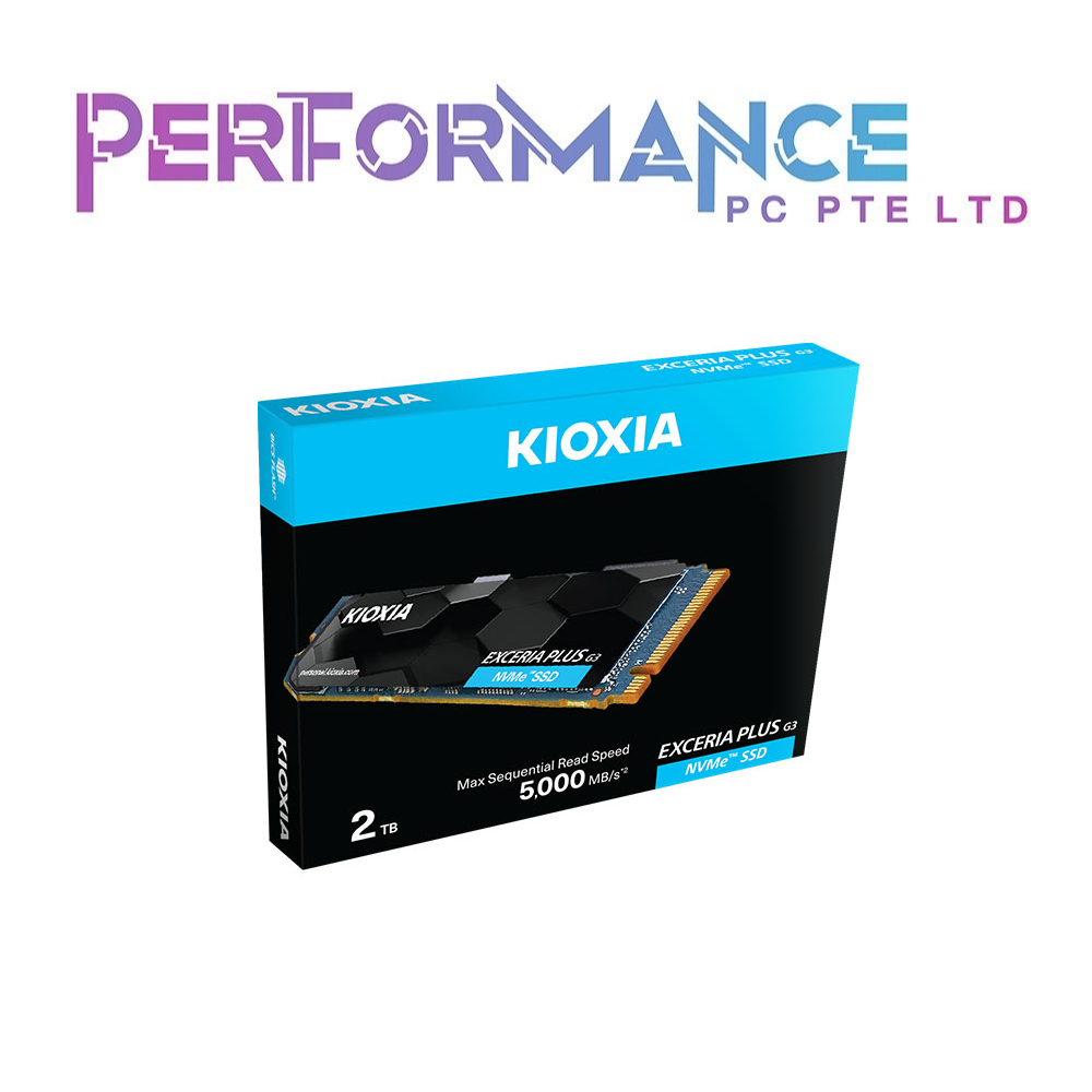 KIOXIA PLUS G3 G 3 M.2 NVME R5000 W3900 1TB/2TB (5 YEARS WARRANTY BY KIOXIA PTE LTD)