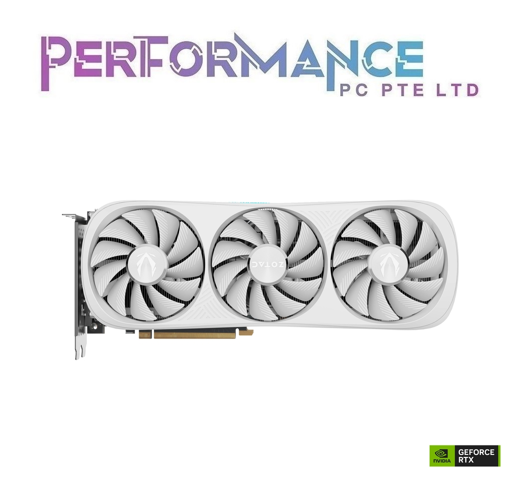 ZOTAC GAMING GeForce RTX 4070 Ti RTX 4070TI SUPER RTX 4070TI  SUPER Trinity BLACK / WHITE Edition 16GB GDDR6X ( 3+2 Years Warranty with Tech Dynamic PTE LTD )