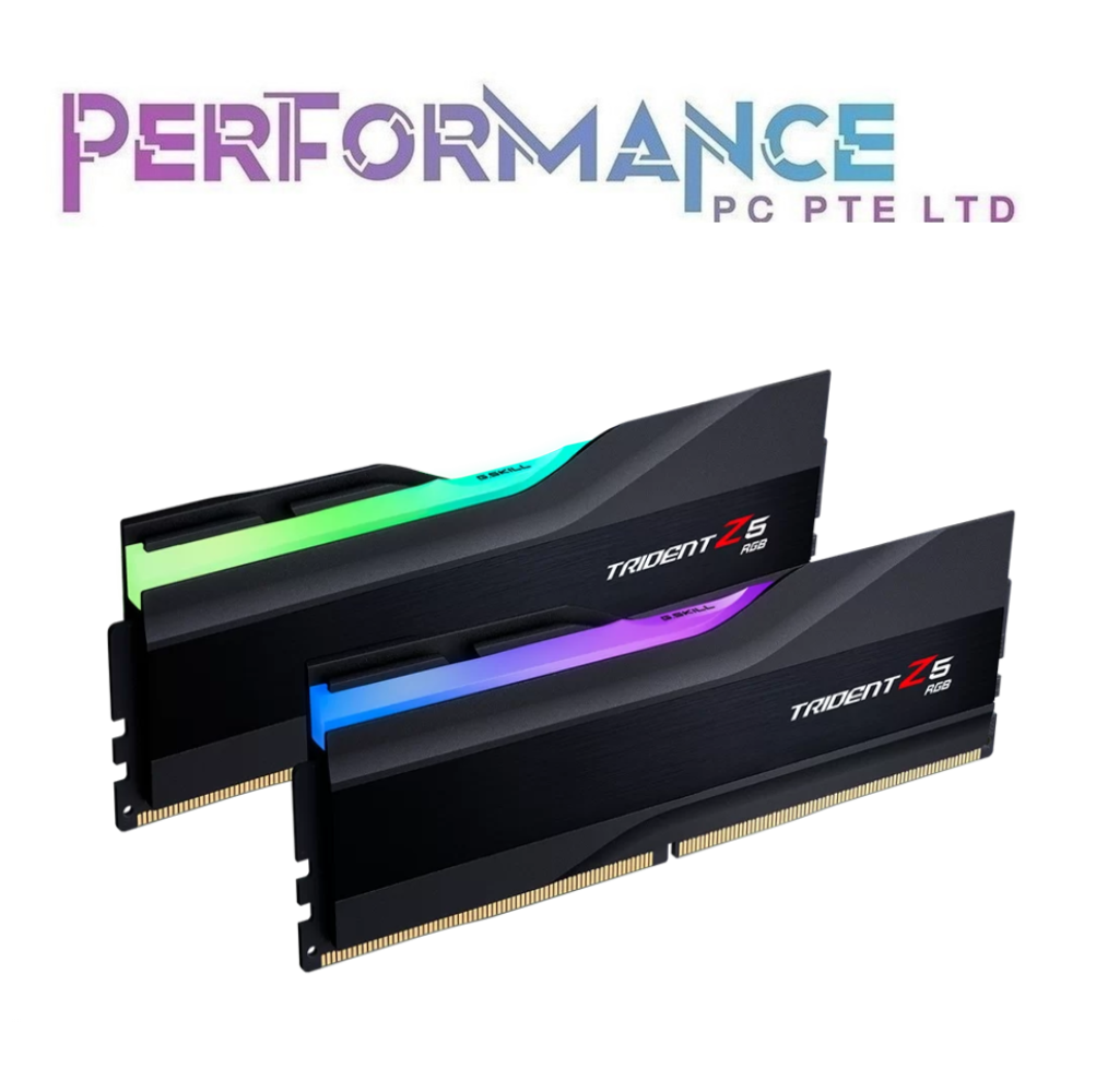 GSKILL G.SKILL Trident Z5 RGB DDR5-7600 CL38 48GB (2x24GB) Intel XMP - Black / White (LIMITED LIFETIME WARRANTY BY CORBELL TECHNOLOGY PTE LTD)