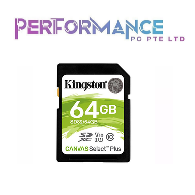 Kingston Canvas Select Plus SD Card R100MB/s 32GB / 64GB / 128GB (LIFETIME  WARRANTY BY CONVERGENT SYSTEM PTE LTD)