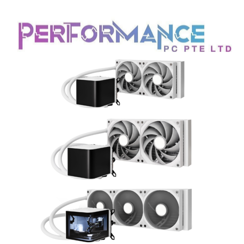 TRYXZONE TRYX PANORAMA Non-ARGB 240 / 280 / 360 Black / White L-shaped AMOLED Screen Liquid Cooler AIO (6 YEARS WARRANTY BY BAN LEONG TECHNOLOGY PTE LTD)+(2 YEARS WARRANTY (FOR SCREEN) BY BAN LEONG TECHNOLOGY PTE LTD)