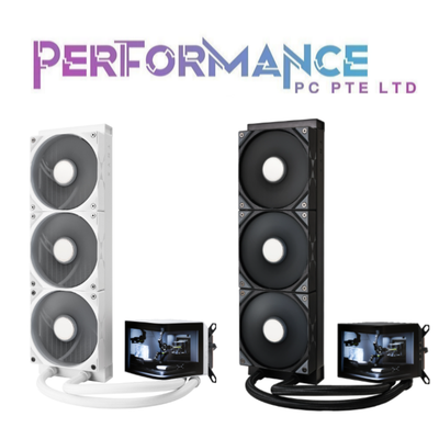 TRYXZONE TRYX PANORAMA Non-ARGB 240 / 280 / 360 Black / White L-shaped AMOLED Screen Liquid Cooler AIO (6 YEARS WARRANTY BY BAN LEONG TECHNOLOGY PTE LTD)+(2 YEARS WARRANTY (FOR SCREEN) BY BAN LEONG TECHNOLOGY PTE LTD)