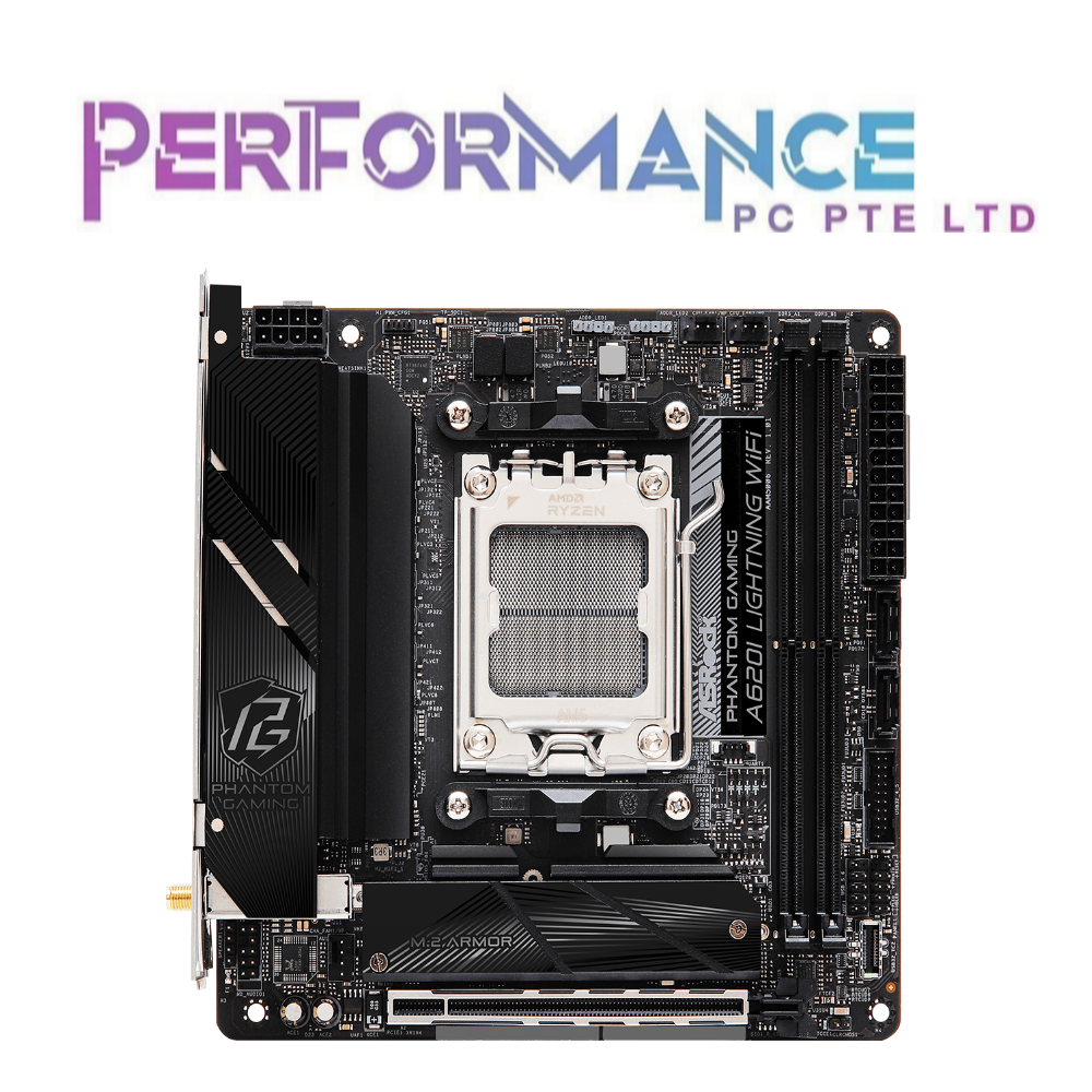 ASROCK A620I LIGHTNING WIFI MOTHERBOARD ( 3 YEARS WARRANTY BY TECH DYNAMIC PTE LTD)