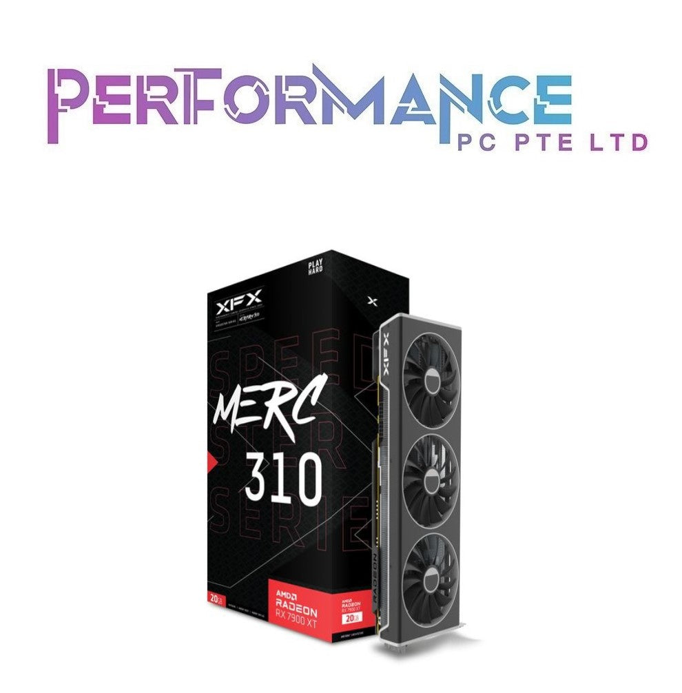 XFX SPEEDSTER MERC 310 AMD Radeon™ RX 7900 XT RX7900XT RX 7900XT GDDR6 PCI-E 4.0‍ DisplayPort 2.1 DisplayPort 1.4 HDMI 2.1 20GB GGDR6 ( 2 Years Warranty with Tech Dynamic Pte Ltd )