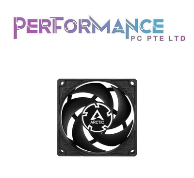 ARCTIC P8 MAX SINGLE FAN - BLACK (6 YEARS WARRANTY BY TECH DYNAMIC PTE LTD)