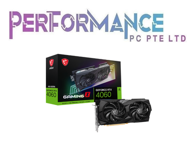MSI GeForce RTX 4060 GAMING X 8G Graphics Card (3 YEARS WARRANTY BY CORBELL TECHNOLOGY PTE LTD)