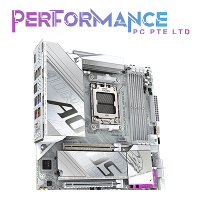 GIGABYTE B850M AORUS ELITE WIFI6E ICE (rev. 1.x) DDR5 MOTHERBOARD (3 YEARS WARRANTY BY CDL TRADING PTE LTD)