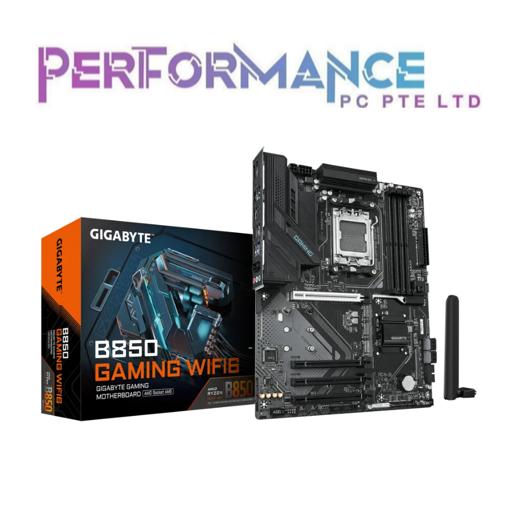 Gigabyte B850 B 850 GAMING WIFI6 DDR5 AM5 ATX Gaming Mobo Motherboard (3 YEARS WARRANTY BY CDL TRADING PTE LTD)