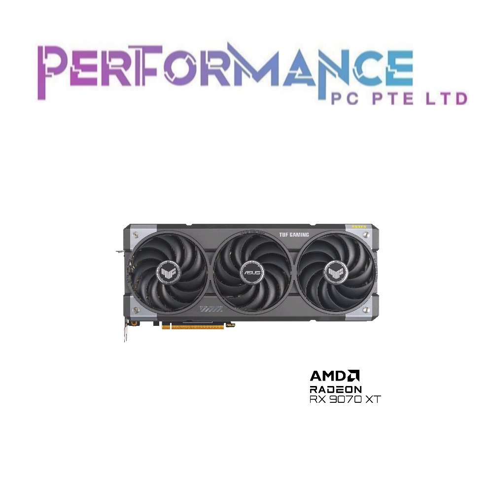 ASUS TUF Gaming Radeon™ RX 9070 XT 9070XT OC Edition 16GB GDDR6 (3 YEARS WARRANTY BY BAN LEONG TECHNOLOGY PTE LTD)