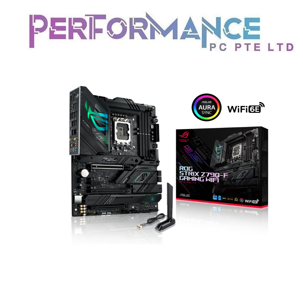 Asus ROG STRIX Z790-F Z790F Z790 F Z790F GAMING WIFI Gaming Motherboard (3 YEARS WARRANTY BY BAN LEONG TECHNOLOGIES PTE LTD)