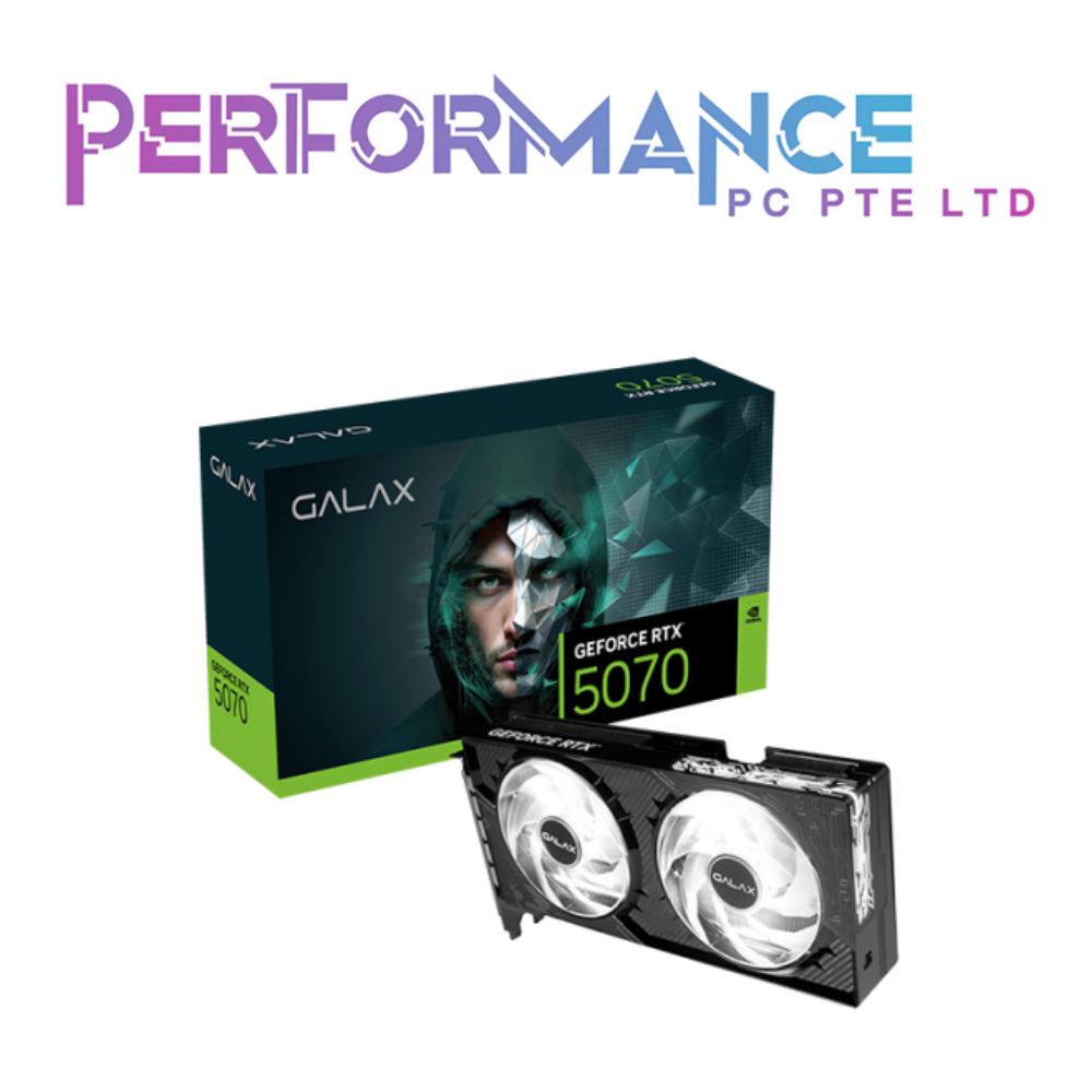 GALAX GeForce RTX™ 5070 1-CLICK-OC BLACK 12GB GDDR7 GRAPHICS CARD (3 YEARS WARRANTY BY CORBELL TECHNOLOGIES PTE LTD)
