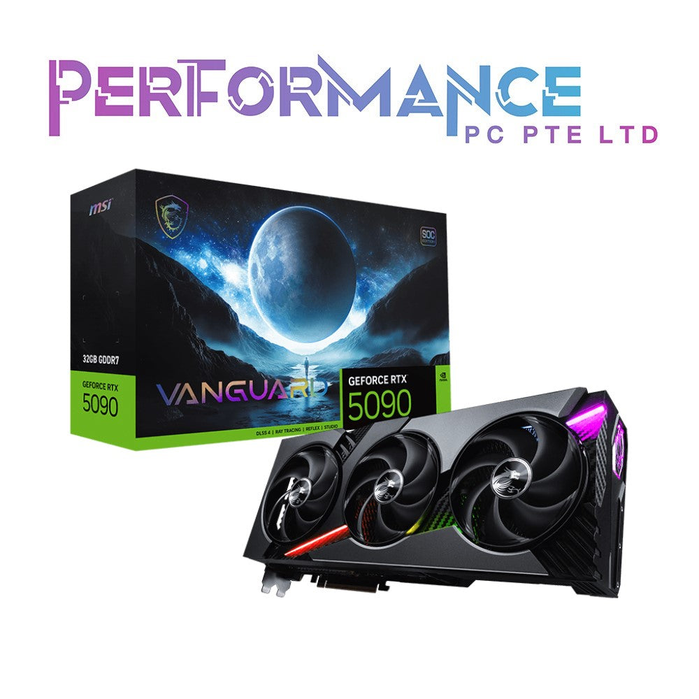 MSI GeForce RTX™ 5090 32GB VANGUARD SOC GRAPHICS CARD (3 YEARS WARRANTY BY CORBELL TECHNOLOGY PTE LTD)