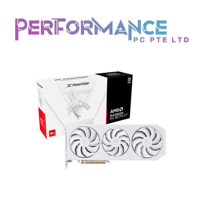Powercolor Hellhound Spectral White AMD Radeon™ RX 9070 XT 16GB RX9070XT GRAPHICS CARD (3 YEARS WARRANTY BY BAN LEONG)