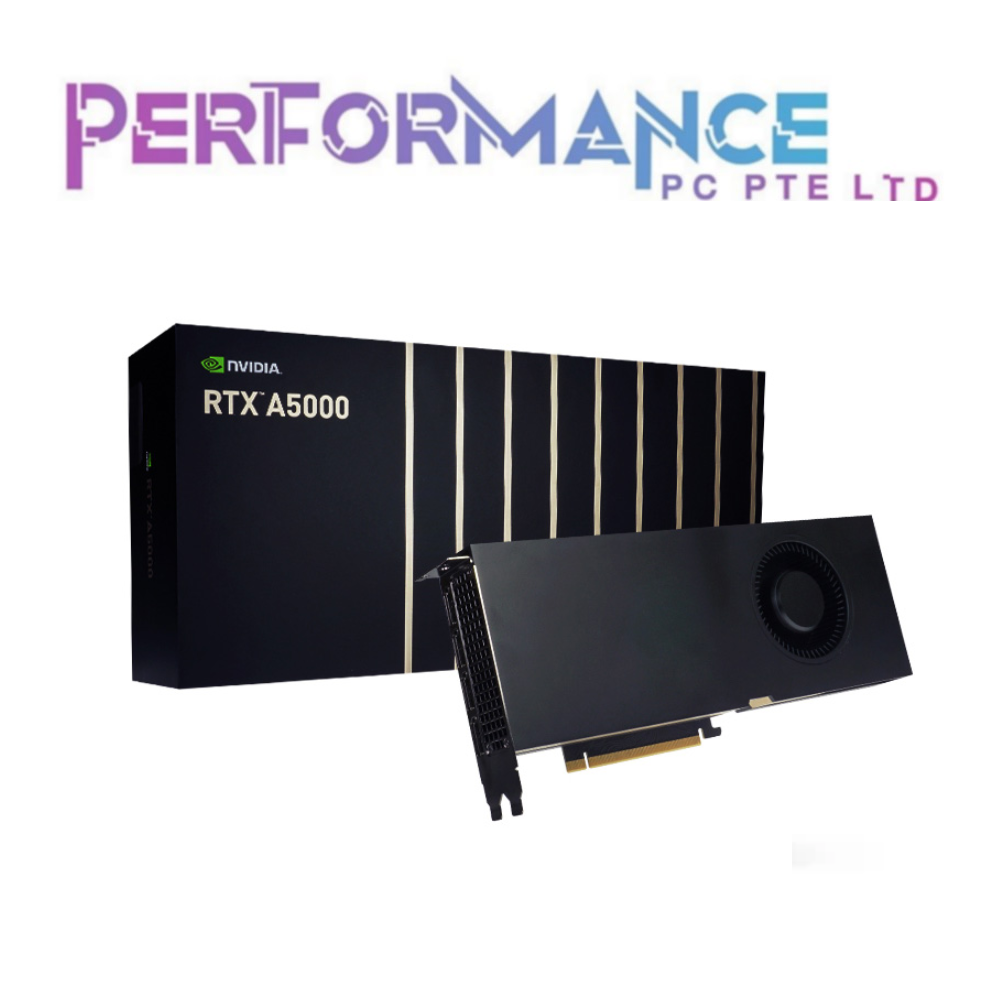 NVIDIA RTX A5000 24GB GDDR6 with error-correction code (ECC) GRAPHICS CARD (3 YEARS WARRANTY BY BAN LEONG TECHNOLOGIES PTE LTD)