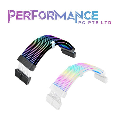 THERMALTAKE TT MOD 8 PIN /24 PIN ARGB EXTENSION CABLE BLACK/ SNOW (1 YEARS WARRANTY BY CORBELL TECHNOLOGIES PTE LTD)