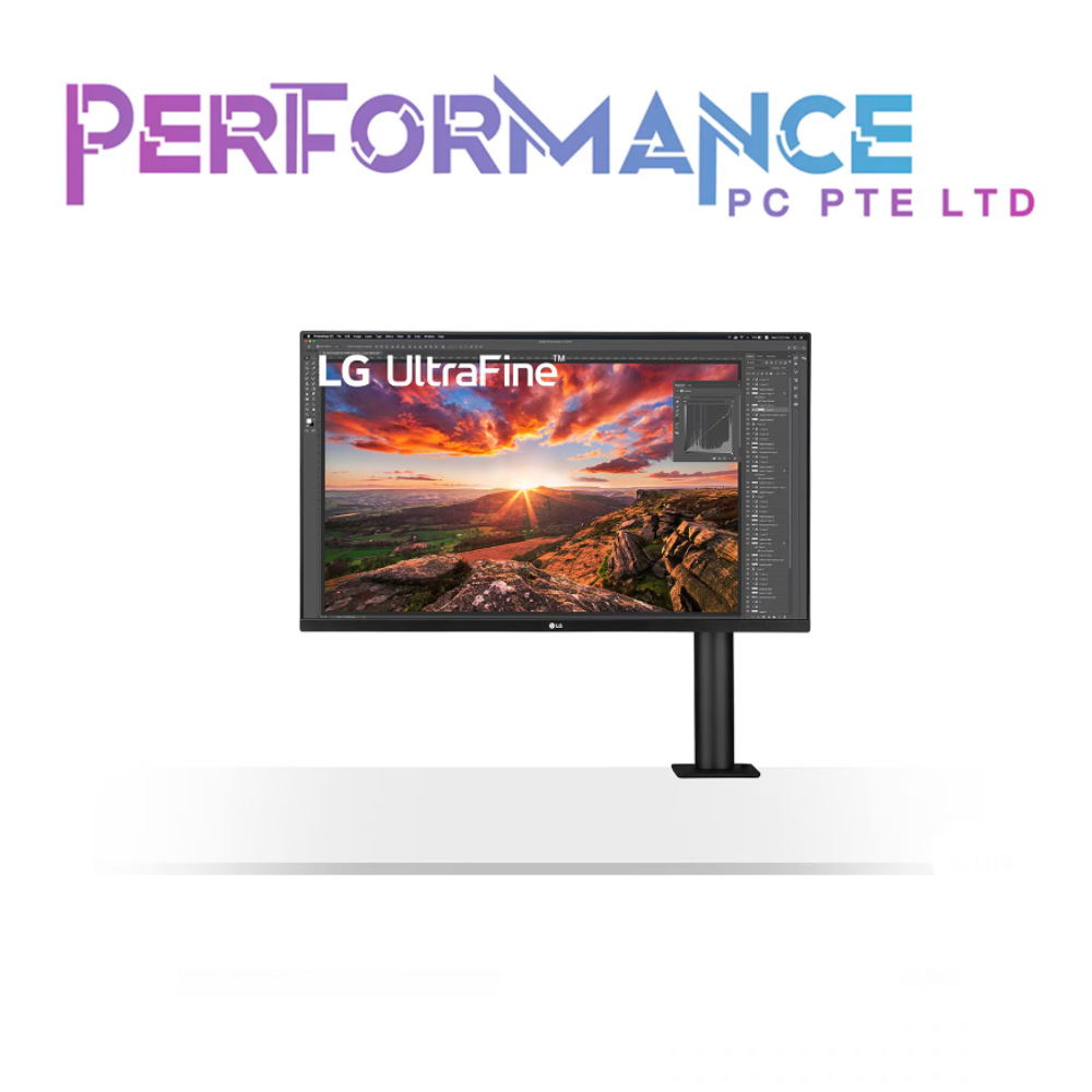 LG UltraFine™ 32" IPS Display Monitor with Ergo Stand 3860x2160 (3 YEARS WARRANTY BY LG)