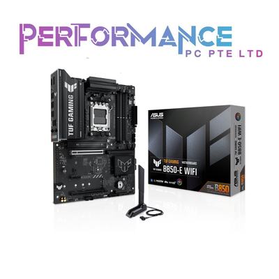 ASUS TUF GAMING B850-E WIFI AMD B850 DDR5 MOTHERBOARD (3 YEARS WARRANTY BY BAN LEONG TECHNOLOGIES PTE LTD)