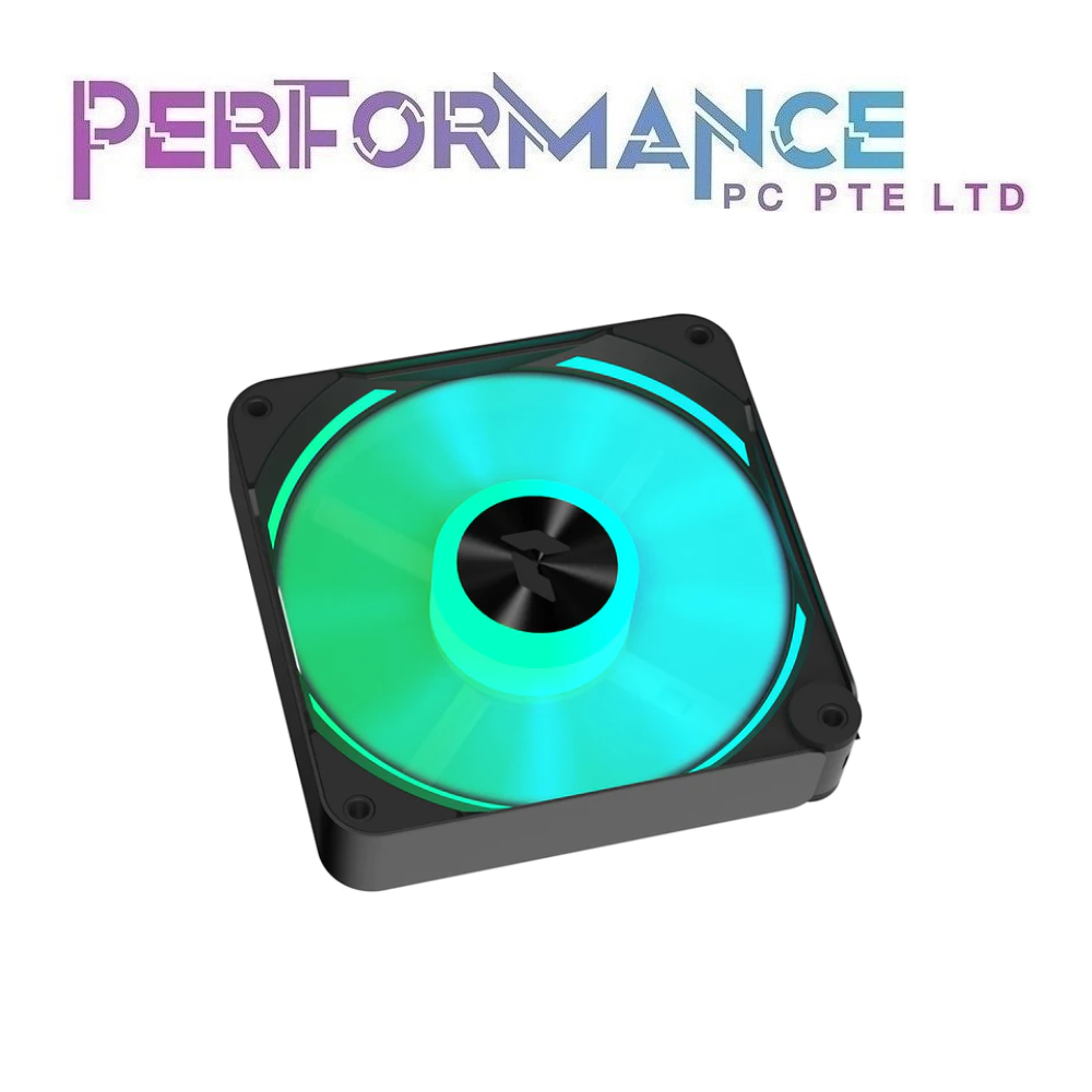 APNX FP2-120 PWM ARGB 12CM Fan PWM ARGB 30mm profile Metal Frame Reverse Blade included (2 YEARS WARRANTY BY CORBELL TECHNOLOGY PTE LTD)