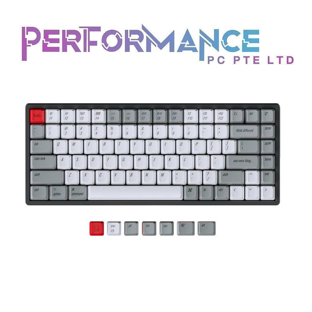 Keychron Keycap Retro/Ocean/Iceberg/Forest/Unicorn/Wheat Grey/Black White/Orange White/Beach Dye-Sub PBT OEM Profile for Q1,Q2,K2 (1 YEAR WARRANTY BY TECH DYNAMIC PTE LTD)