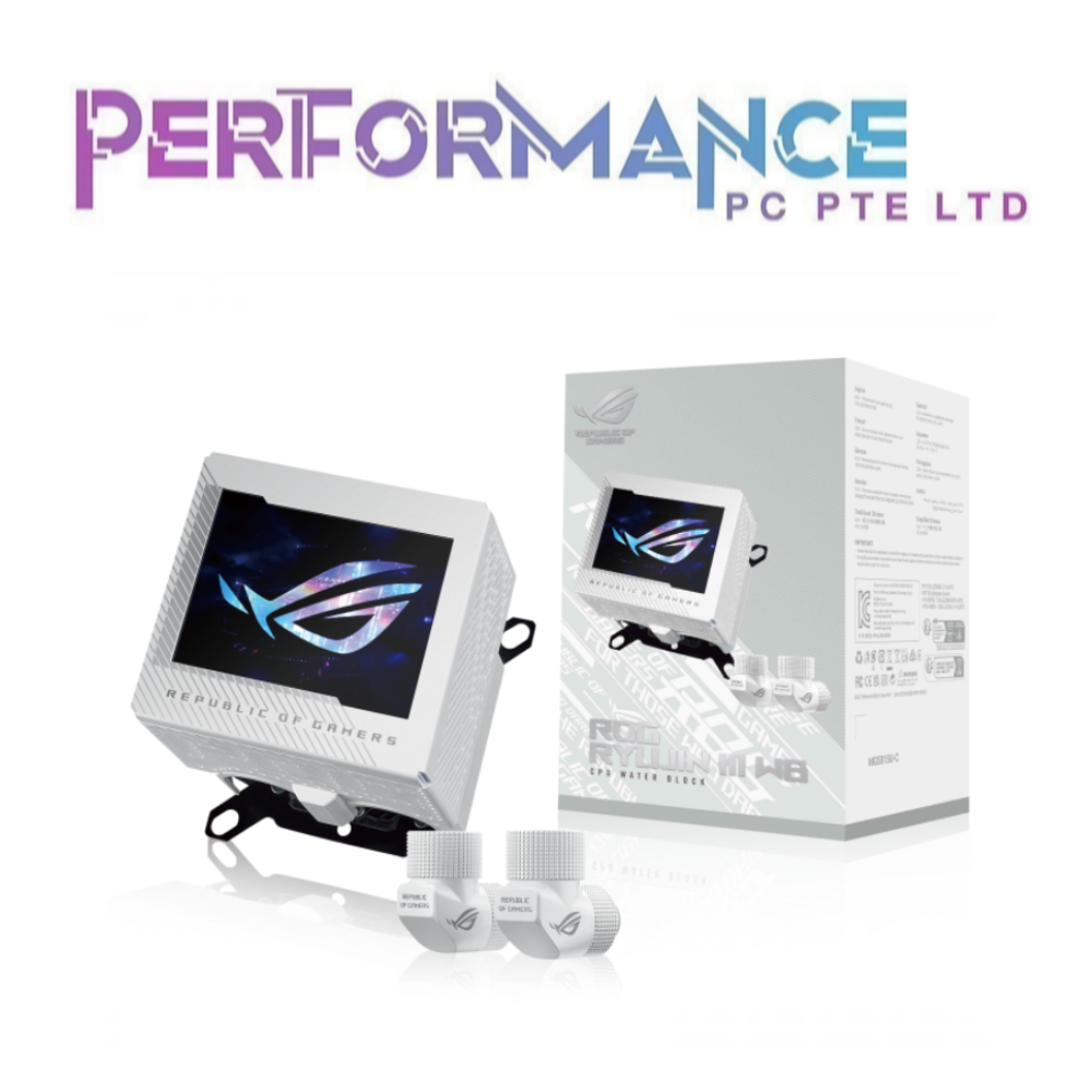 ASUS ROG RYUJIN III WATERBLOCK White Edition (3 YEARS WARRANTY BY BAN LEONG TECHNOLOGY PTE LTD)