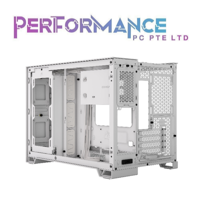CORSAIR 2500D AIRFLOW Micro ATX Dual Chamber PC Case, Black / White (2 YEARS WARRANTY BY CONVERGENT SYSTEM PTE LTD)