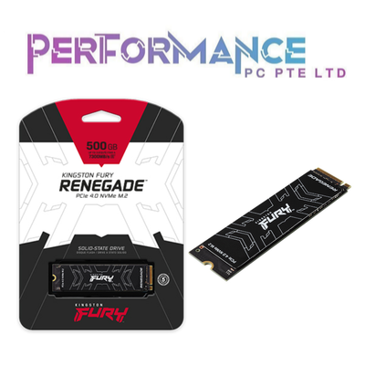 Kingston FURY Renegade M.2 PCIe 2280 Gen 4 500GB NVMe SSD Internal (5 YEARS BY CONVERGENT SYSTEM PTE LTD)