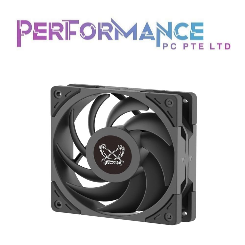 Scythe Wonder Tornado 120mm cooling fan - Black / White