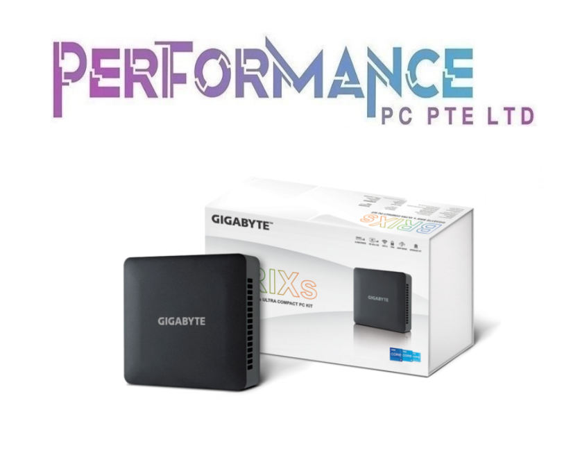 GIGABYTE BRIXs GB-BRi7HS-1355 Mini PC powered by Intel 13th Gen processor (3 YEARS WARRANTY BY CDL TRADING PTE LTD)