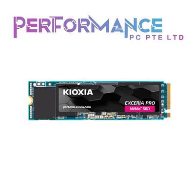 KIOXIA EXCERIA PRO M.2 NVMe R7300 W6400 wDRAM 1TB/2TB SSD (5 YEARS WARRANTY BY KIOXIA PTE LTD)