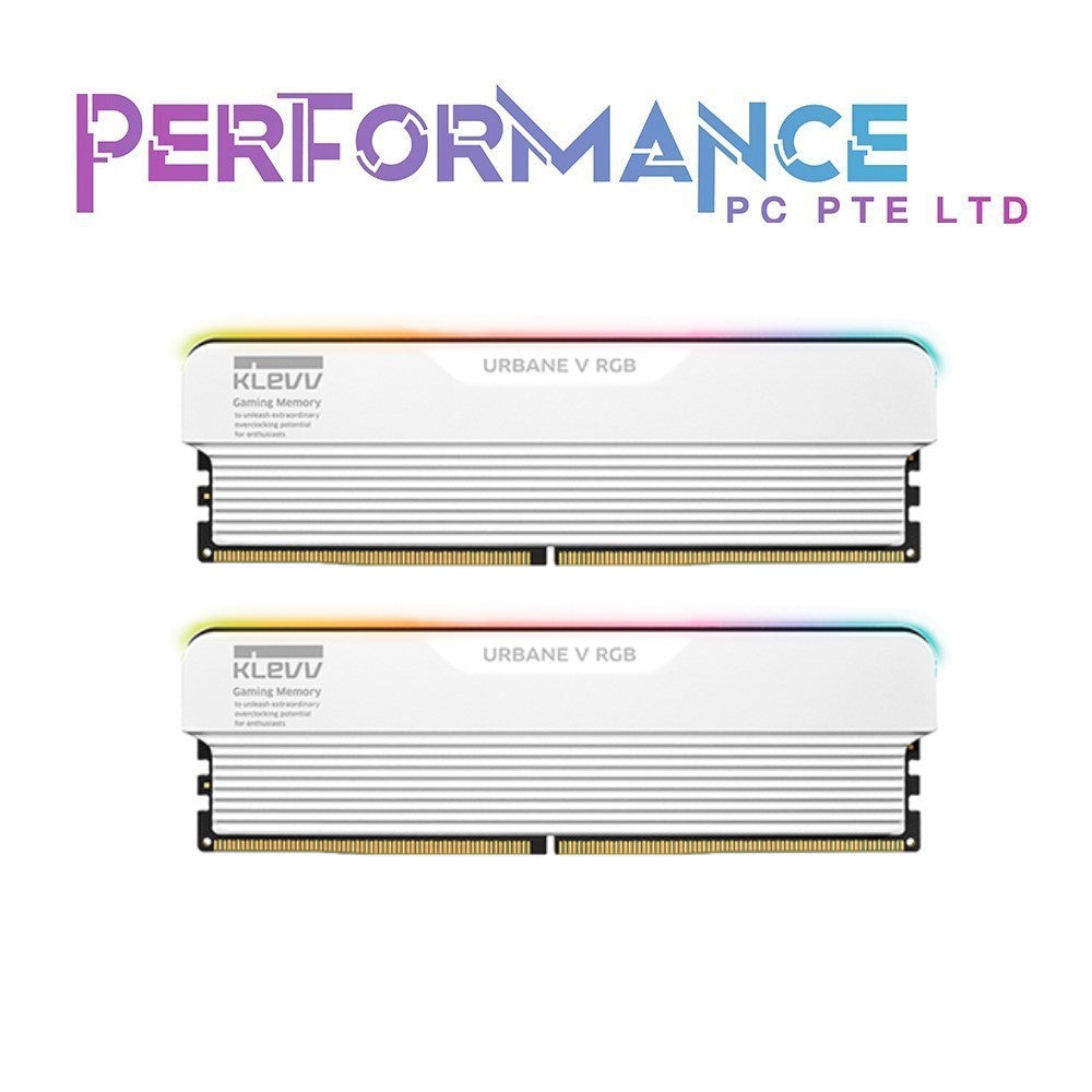 KLEVV URBANE V RGB DDR5 6400 CL32 2X16GB / 2X24GB (LIMITED LIFETIME WARRANTY BY TECH DYNAMIC PTE LTD)