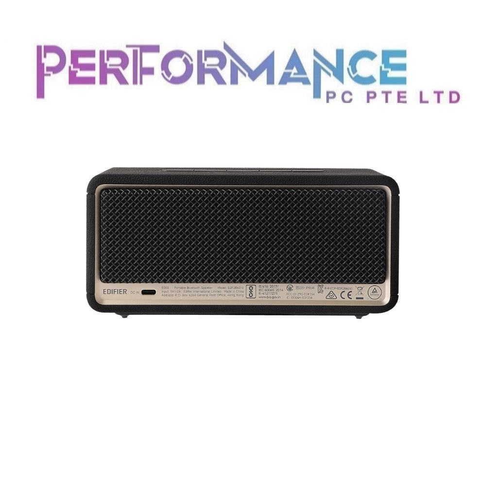 EDIFIER ES60 BLUETOOTH SPEAKER 34W BLACK/WHITE (1 YEAR WARRANTY BY BAN LEONG TECHNOLOGIES PTE LTD)