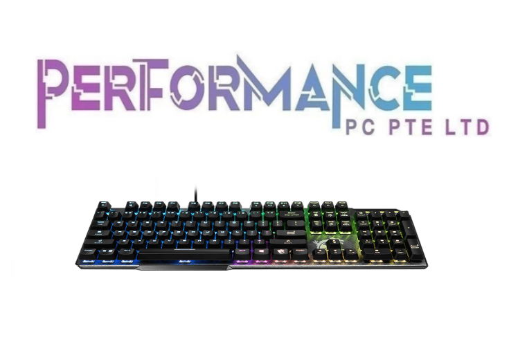 MSI VIGOR GK50 ELITE KAILH BLUE KEYBOARD (1 YEARS WARRANTY BY CORBELL TECHNOLOGY PTE LTD)