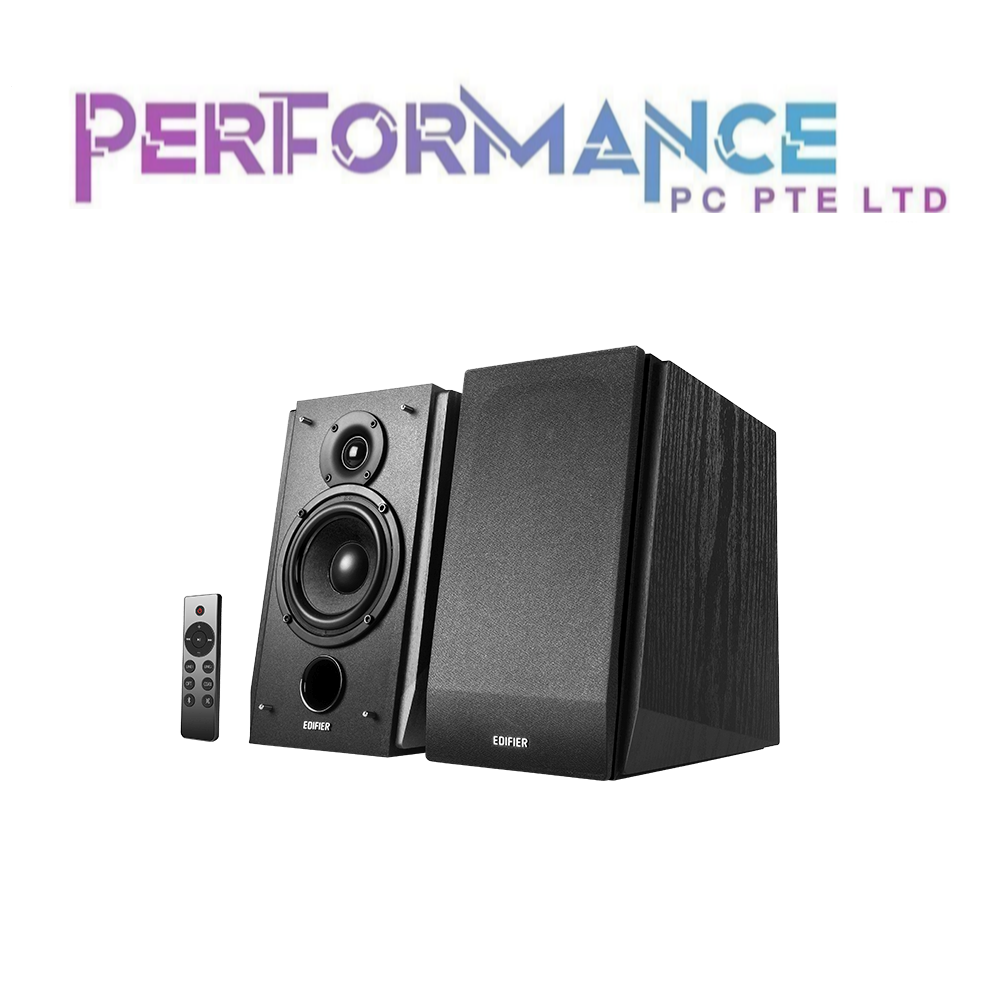 EDIFIER BOOKSHELF R1855DB MATTE BLACK Active 2.0 Bluetooth Bookshelf Speakers (2 YEARS WARRANTY BY BAN LEONG TECHNOLOGY PTE LTD)